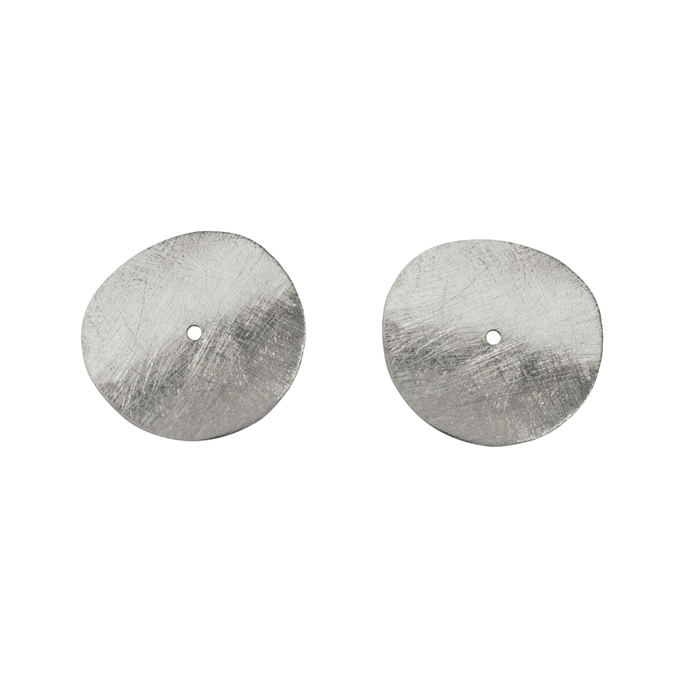 Disco piegato 10 mm, argento opaco (10 pz./VE)