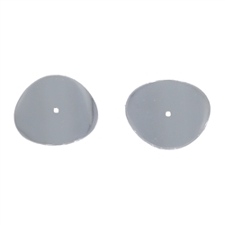 1905665161 Disc curved 14mm, silver (8 pcs./unit) | Schreier gems, healing stones & jewelry