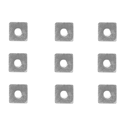 1905665211 Disc square 03 x 03mm, silver (62 pcs./unit) | wholesaler gems & healing stones