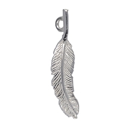 1905671011 Feather eagle 24mm, silver (4pcs/unit) | Schreier gems, healing stones & jewelry