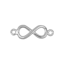 1905672021 Symbol infinity 20 x 7mm, 2 eyelets, silver (3pcs/unit) | Marco Schreier