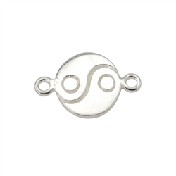 1905672051 Yin Yang mit Ösen 16mm, Silber (1 St./VE) | GH Edelsteine, Heilsteine & Schmuck