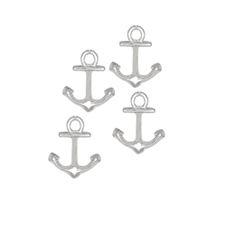 1905672141 Anchor 15 x 10mm, silver (4 pcs./VE) | wholesaler gems, healing stones & jewelry