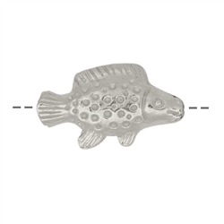 1905675021 Fish (trout) 25 x 12mm, silver (1 pc./VE) | wholesaler gems & healing stones