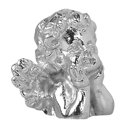 1905697101 Cherub (angel) 20 x 22mm, silver (1 pc./unit) | wholesaler gems & healing stones