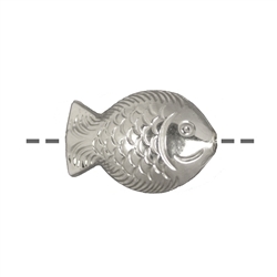 1905697111 Fish 25mm, silver (1 pc./unit) | minerals trade - gems, healing stones & jewelry