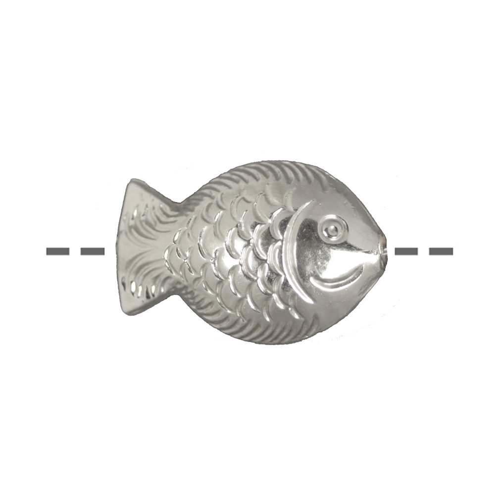 Pesce 25 mm, argento (1 pz./VE)