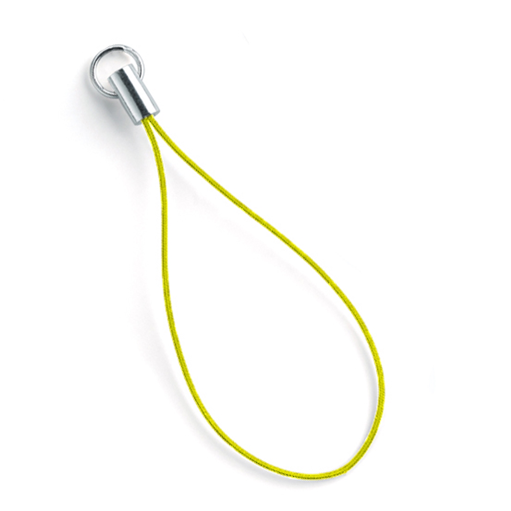 Cell phone wristband yellow, silver (3pcs/unit)