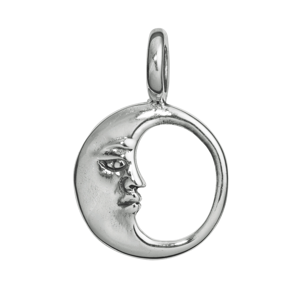 Pendentif pour charms "Lune", 21mm (3 pc/UC)