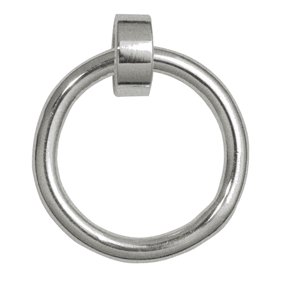 Einhänger für Charms "Ring mit Öse" matt, 14mm (3 St./VE)
