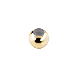 1909267011 Adjusting ball 3.0mm (1.2mm hole), gold-plated silver (1 PU) | Marco Schreier