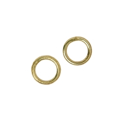 1909315061 Closed jump ring 06mm, silver gold plated (37pcs/unit) | Marco Schreier