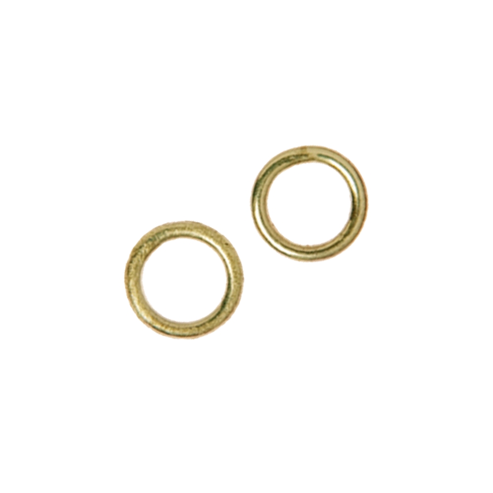 Closed jump ring 06mm, silver gold plated (37pcs/unit)