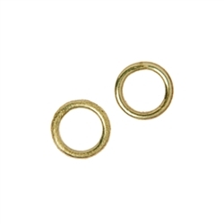 1909315071 Closed jump ring 07mm, silver gold plated (22pcs/unit) | Marco Schreier