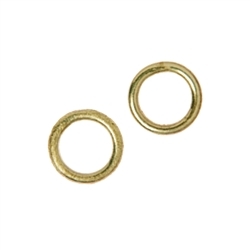 1909315081 Closed jump ring 08mm, silver gold plated (20pcs/unit) | Marco Schreier