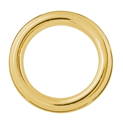 1909316251 Hollow ring jumbo 25mm, silver gold plated (2pcs/unit) | Marco Schreier