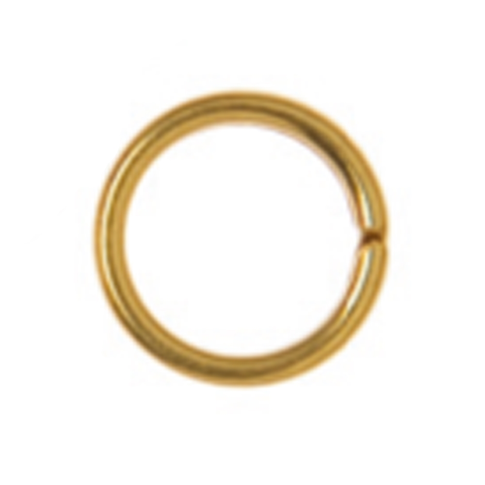 Split Ring 5mm, Silver Gold Plated (75 pcs./unit)