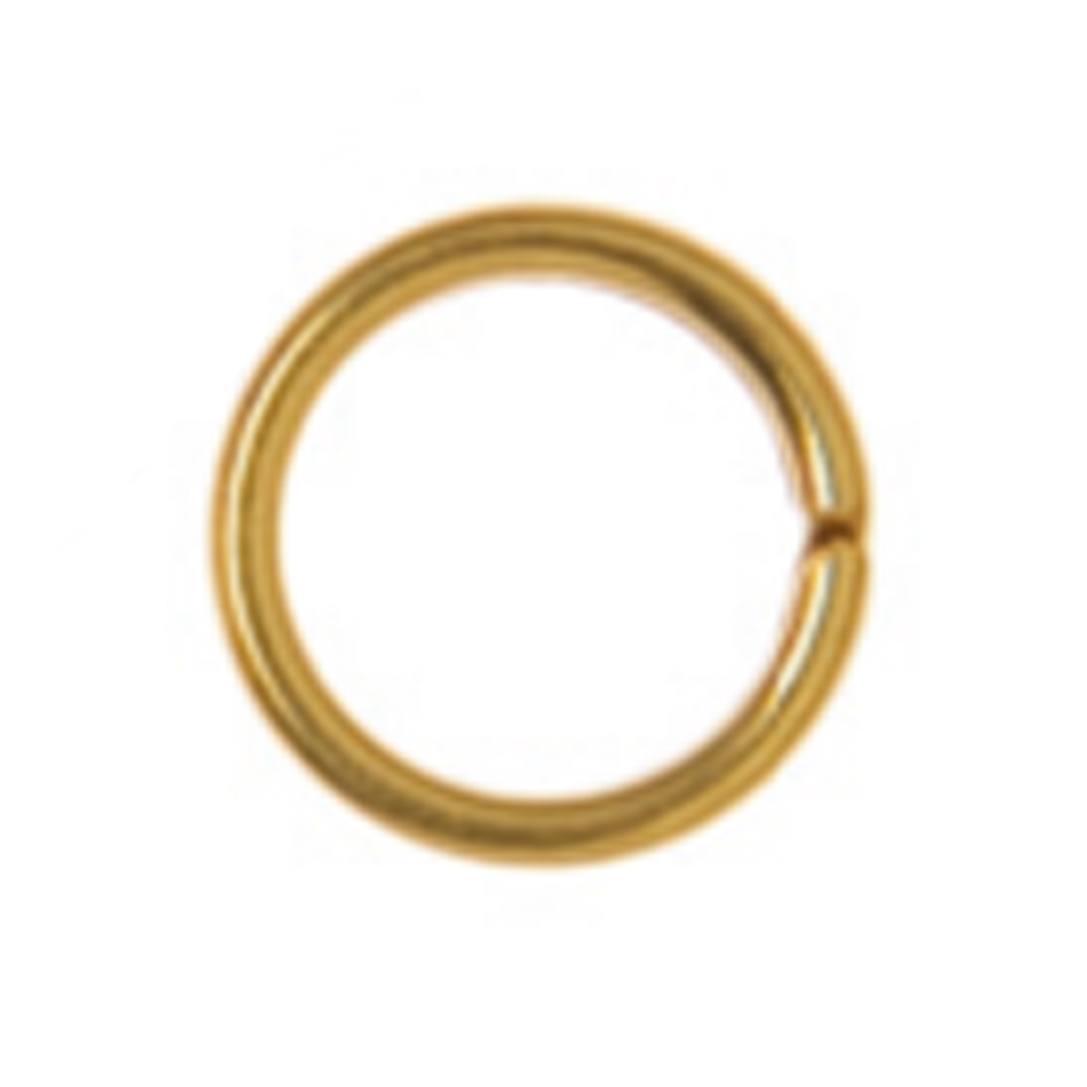 Split Ring 7mm, silver gold plated (26pcs/unit)