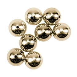 1909601301 Ball 03,0mm, silver gold plated (89 pcs./unit) | gems, healing stones & jewelry