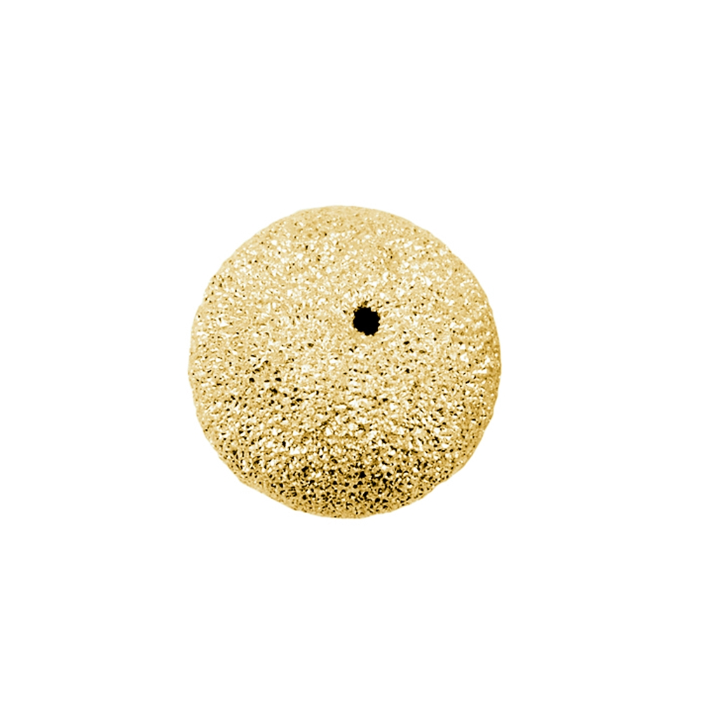 Ball 04.0mm, gold-plated silver, diamond-coated (45 pcs./VE)