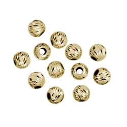 1909601407 Ball 04,0mm, silver gold plated, laser cut (40 pcs./unit) | Marco Schreier