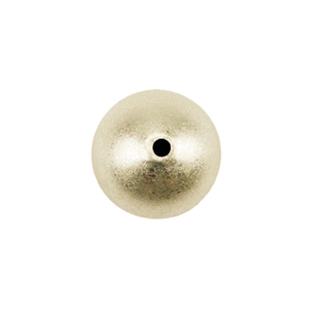 Ball 08,0mm, silver gold plated matt (6 pcs./unit)