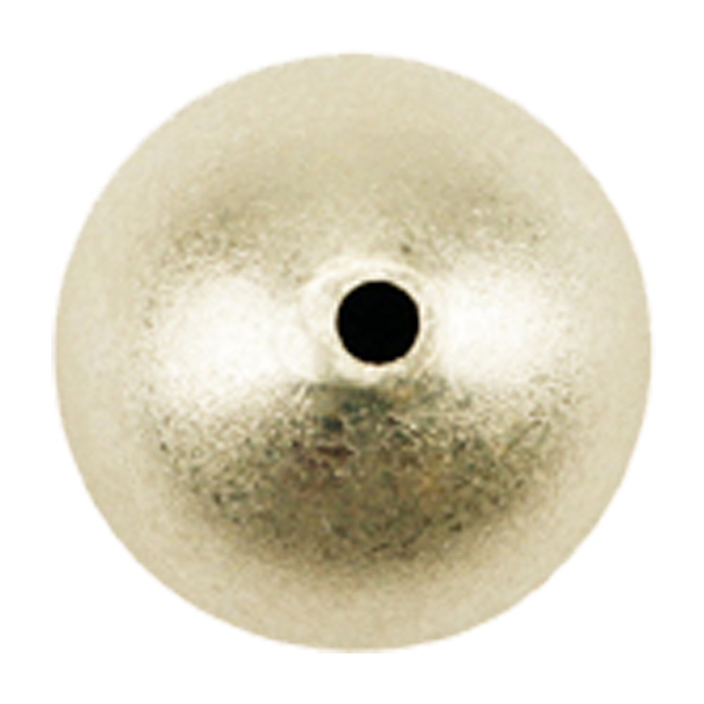 Ball 14,0mm, silver gold plated matt (1 pc./unit)