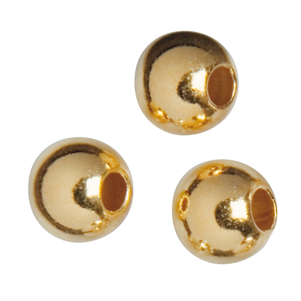Boule de doublage 6mm, argent doré (14 pcs/unité)