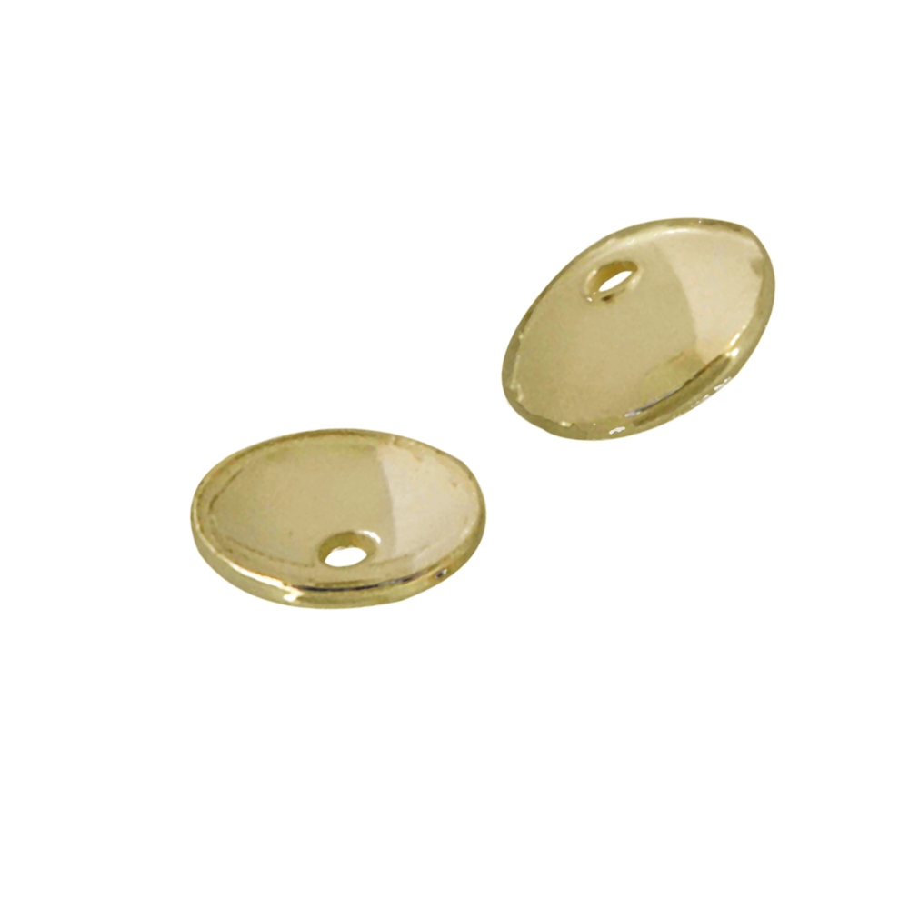 Half shell Classic 5mm, silver gold-plated (60 pcs./VE)
