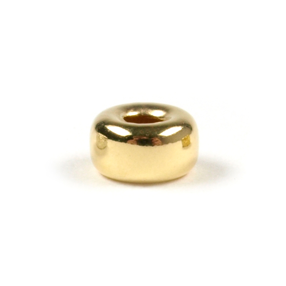 Rondell 3mm, Silber vergoldet (94 St./VE)