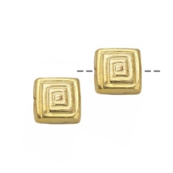 1909624092 Square meander 10mm, silver gold-plated (1 pc./VE) | Marco Schreier