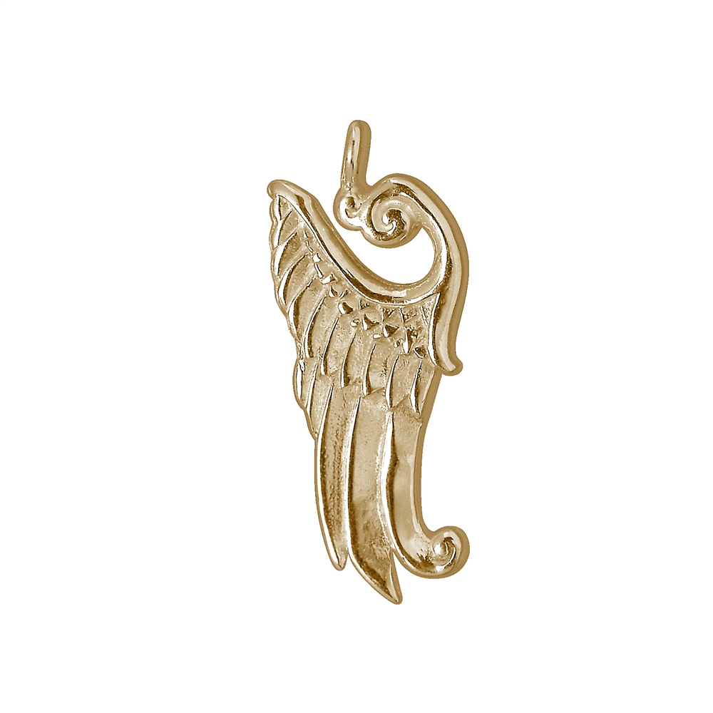 Wings "Kyriell" 27mm, silver gold plated (2 pcs./VU)