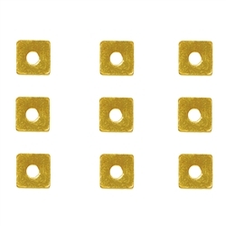 1909665211 Disc square 03 x 03mm, silver gold plated (62 pcs./unit) | Marco Schreier