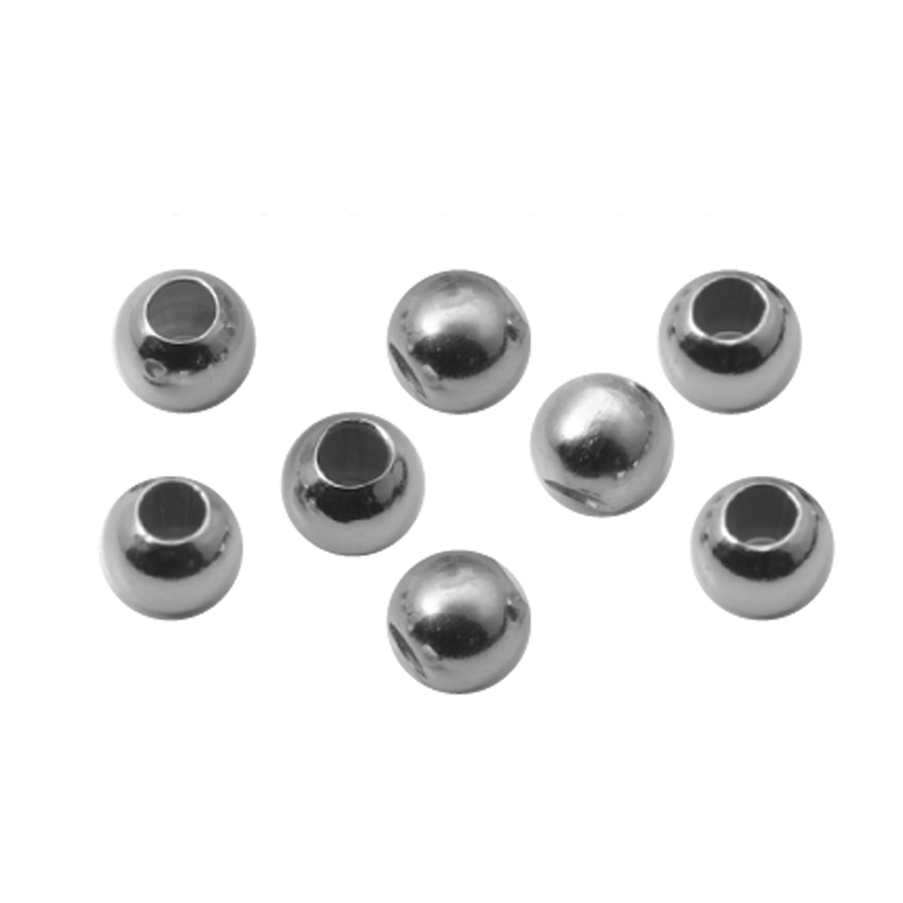 Perles à écraser, argent rhodié, 1,8mm (290 pcs/unité)