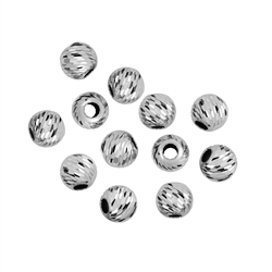 1918601407 Ball 04,0mm, silver rhodium plated, laser cut (40 pcs./unit) | Marco Schreier