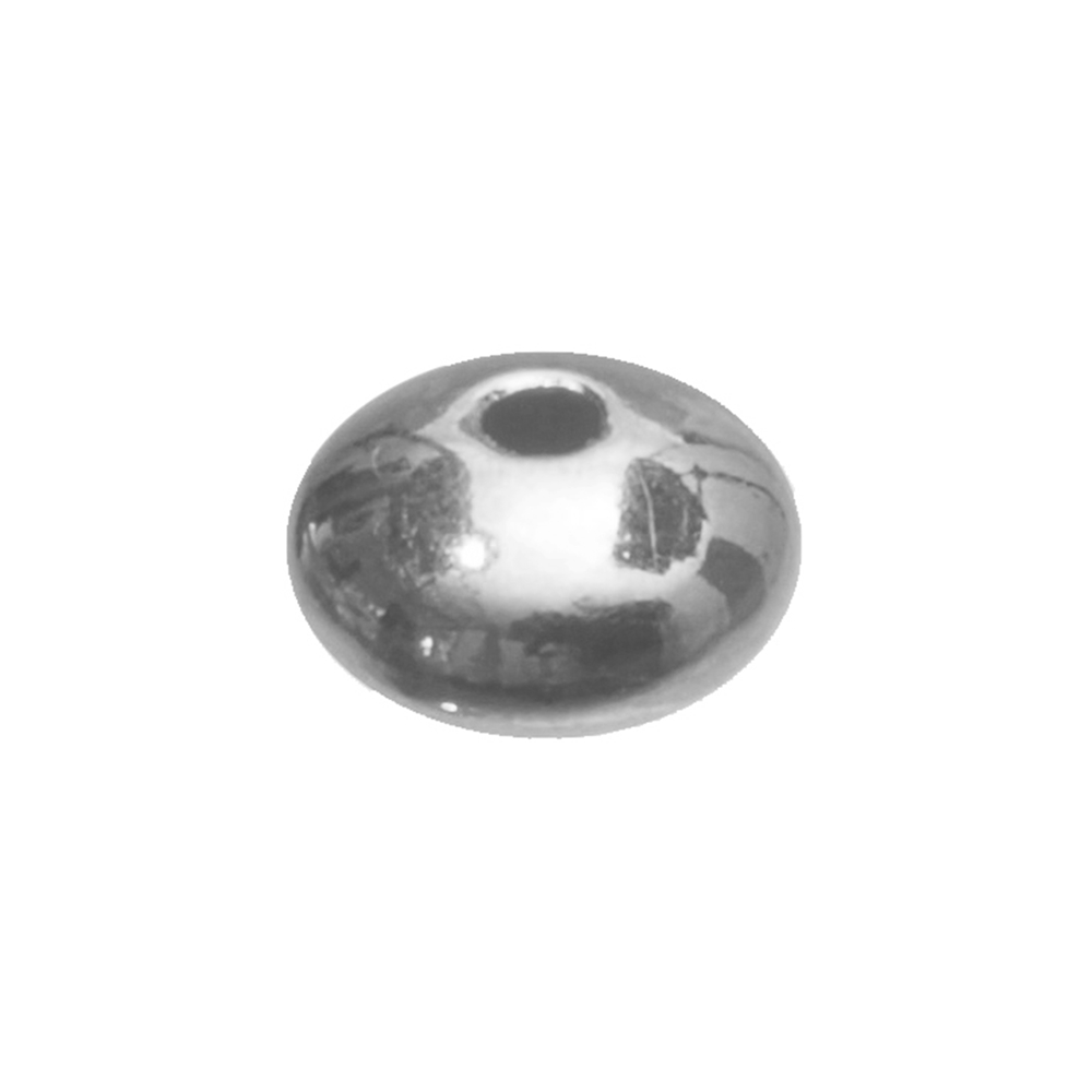 Lens 3mm, silver rhodium plated (92 pcs./unit)