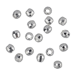 1918617021 Ball 02,0mm, silver rhodium plated, faceted (100 pcs./unit) | Marco Schreier