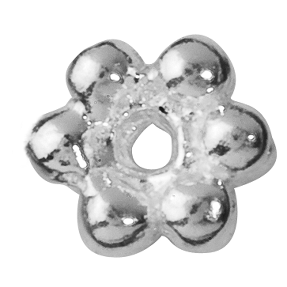 Ball ring mini 3,5mm, silver rhodium plated (90 pcs./unit)