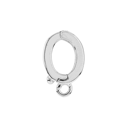 1918708051 Vario clip, rhodium-plated (1 pc./set) | Schreier gems, healing stones & jewelry