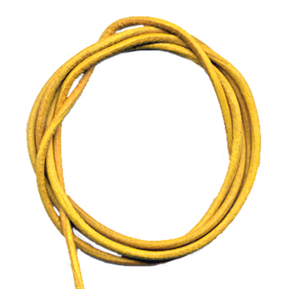 Leather straps goat yellow, 1m (10 pcs./VU)