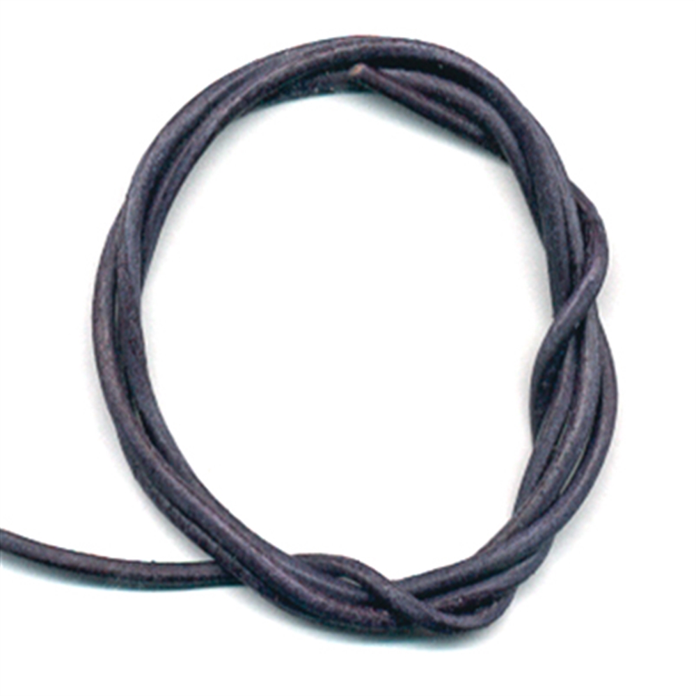Leather straps goat blue (navy blue), 1m (10 pcs./VU)