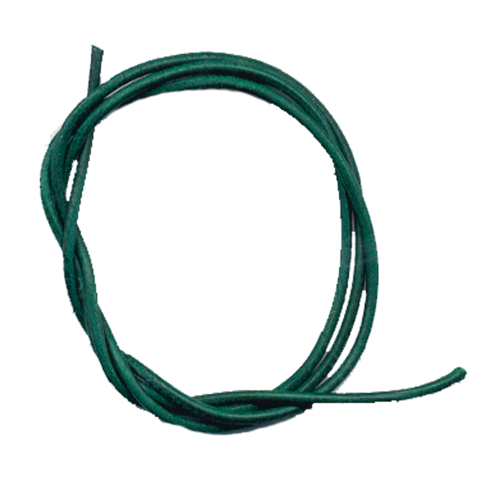 Leather straps goat green, 1m (10 pcs./VU)