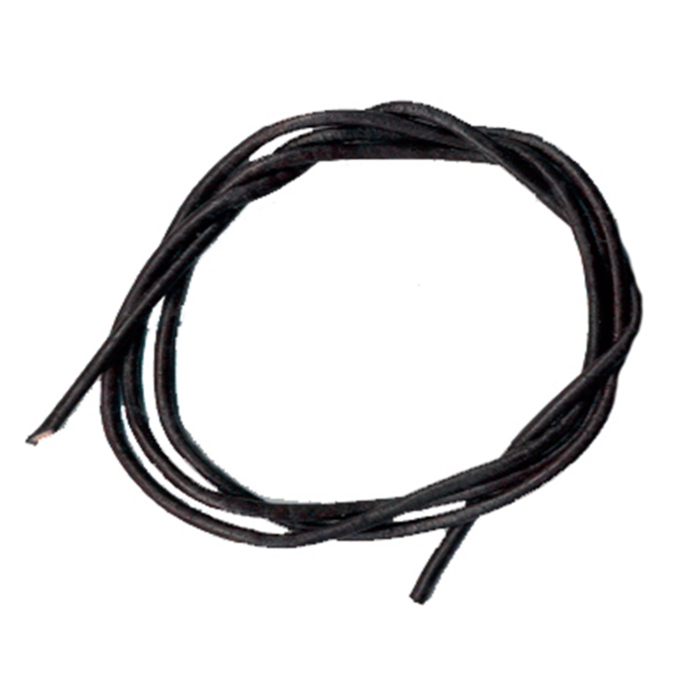  Leather straps cow black, 1m (100 pcs./VE)