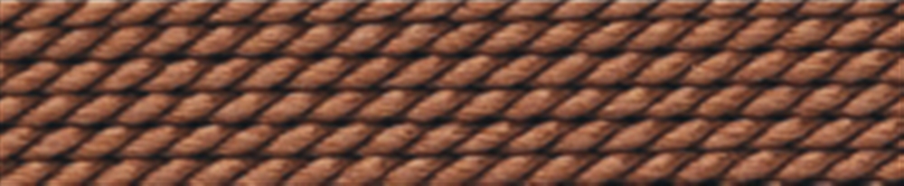 Filo di seta marrone perlato, 0,45 mm/2 m