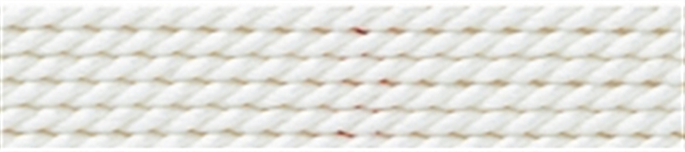 Bead thread silk white, 0,60mm/2m