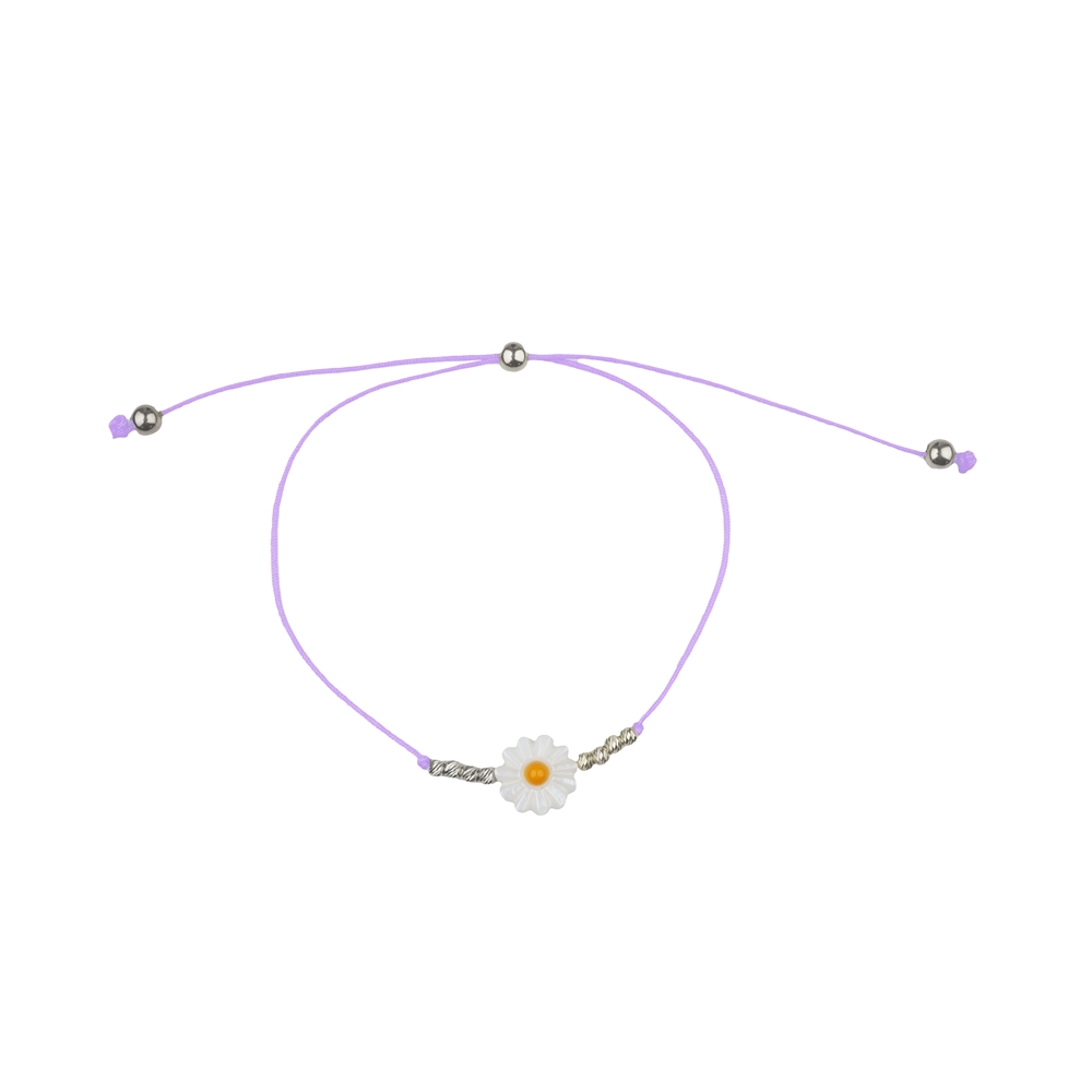 Ruban en nylon sur bobine, violet (0,6mm / 120m)