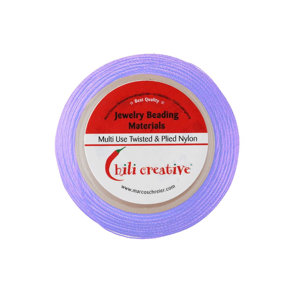 Nylon tape on spool, purple (0.6mm / 120m)