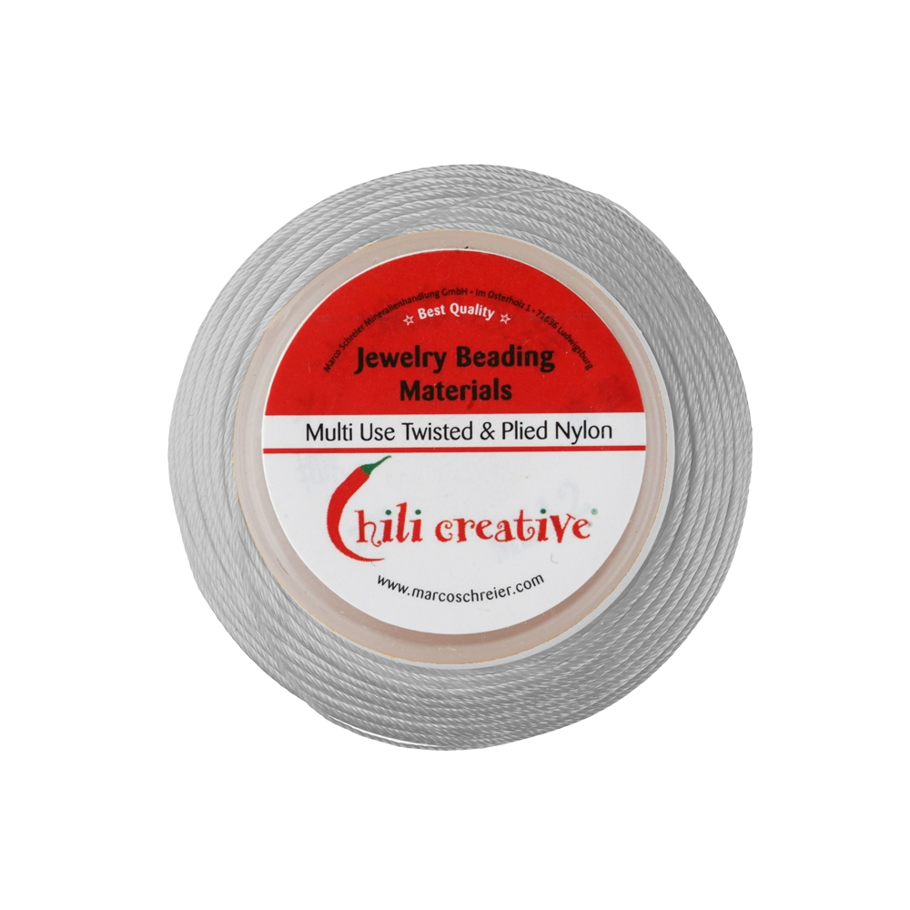 Nylon tape on spool, gray (0.6mm / 120m)