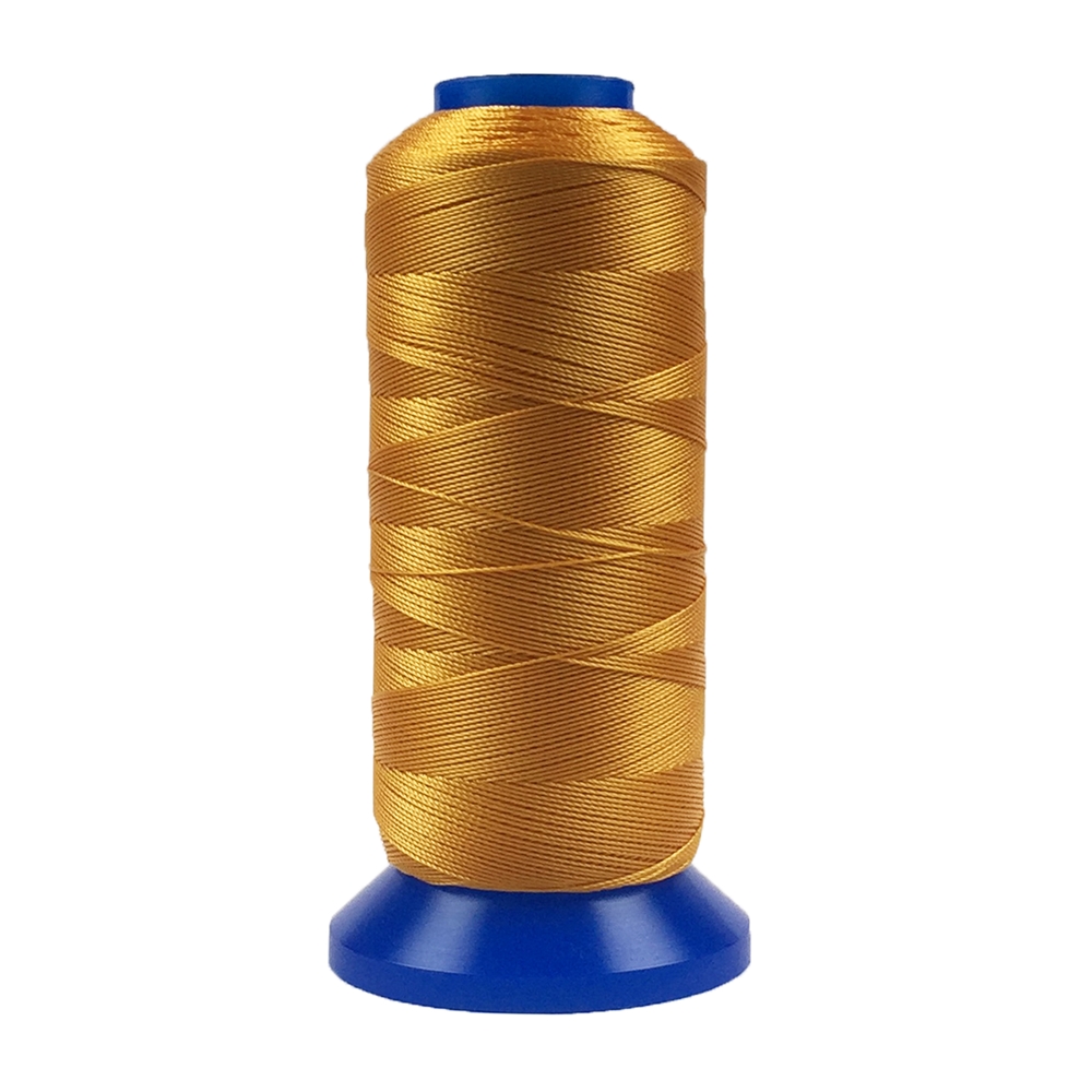 Fil de nylon sur bobine, jaune miel (0,4mm / 600m)