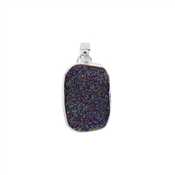 24005190001 Pendentif Agate Druzy (titane plaqué), 4,3cm | Marco Schreier